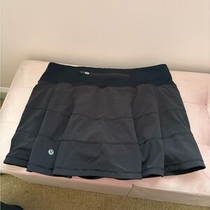 lululemon athletica Black Mini Skirt
